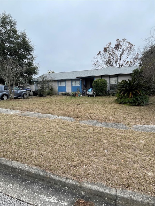 view of ranch-style home