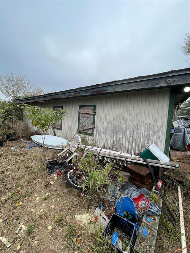 view of home's exterior