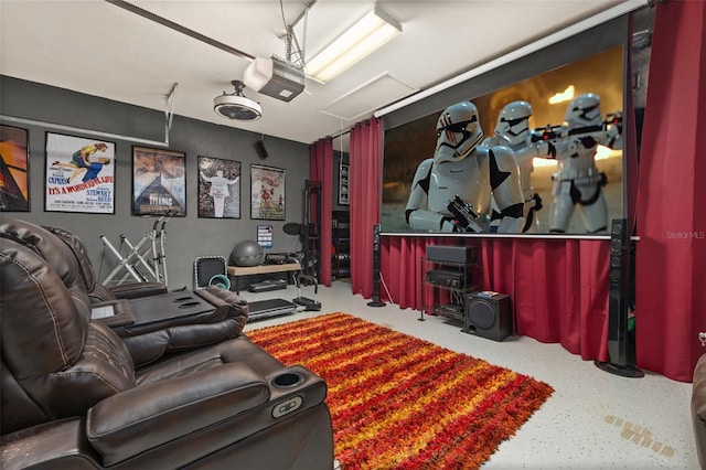 view of home theater room