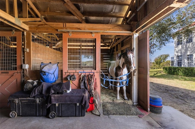 view of stable