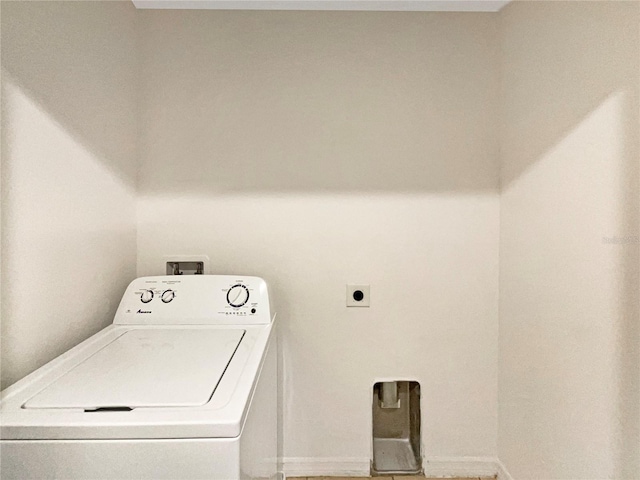 laundry area featuring washer / clothes dryer