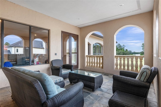 view of patio / terrace featuring outdoor lounge area