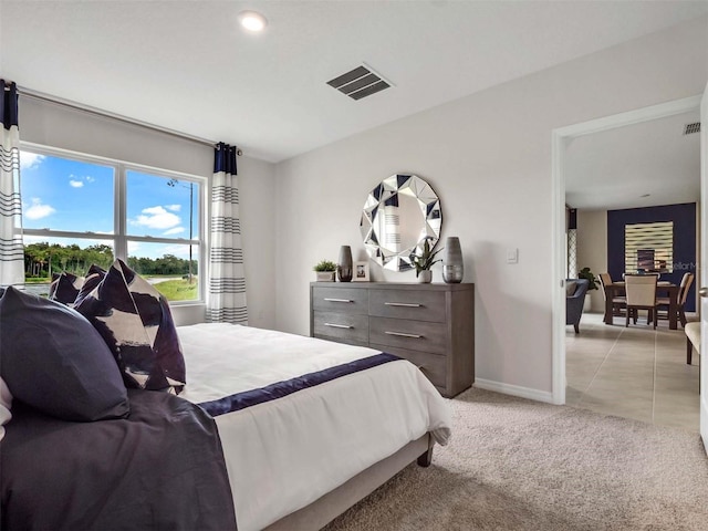 bedroom featuring carpet floors