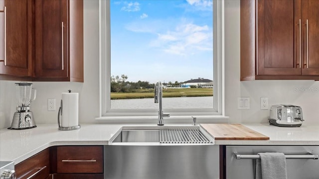 kitchen featuring sink and stainless steel dishwasher