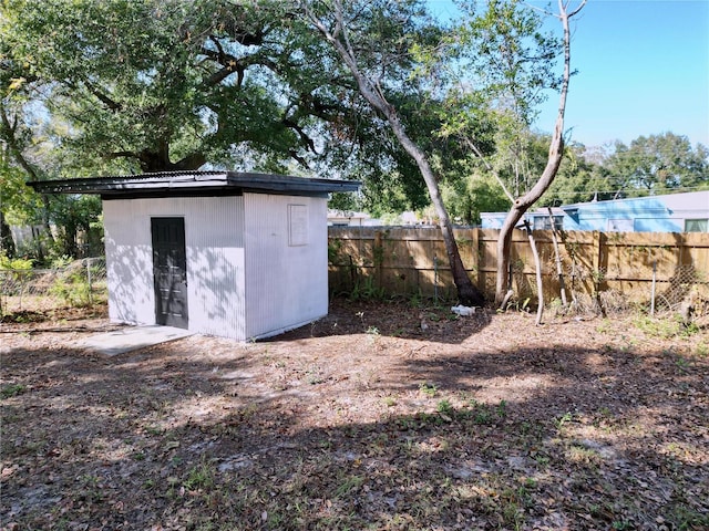 view of outdoor structure