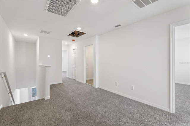 empty room featuring carpet floors