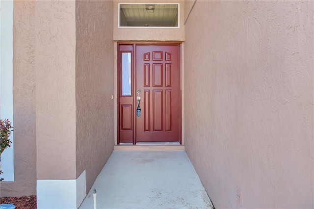 view of property entrance