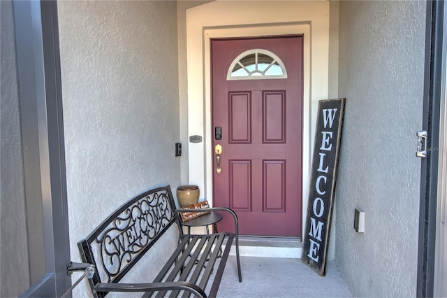 view of entrance to property