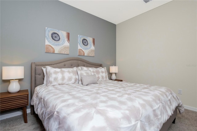 bedroom featuring carpet flooring