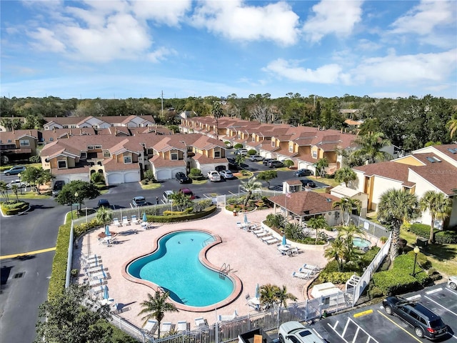 3002 Clubview Dr, Orlando, FL 32822 - aerial perspective of suburban area featuring a pool