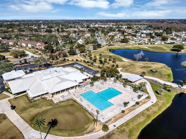 3002 Clubview Dr, Orlando, FL 32822 - aerial overview of property's location featuring a nearby body of water, a pool, and nearby suburban area