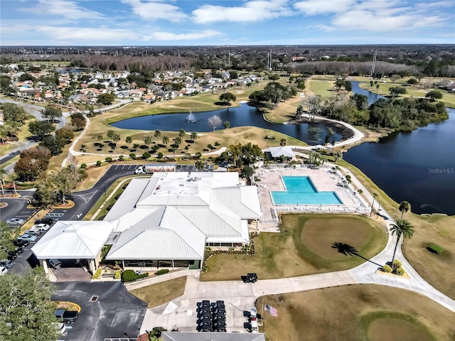 3002 Clubview Dr, Orlando, FL 32822 - aerial view of residential area featuring a large body of water and a golf club