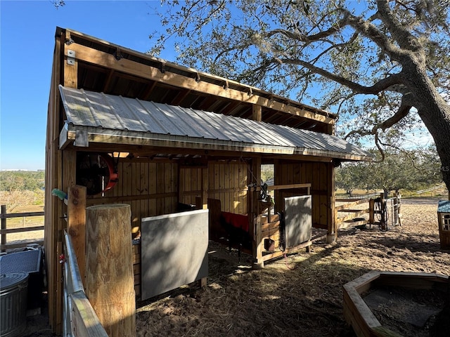 view of outdoor structure