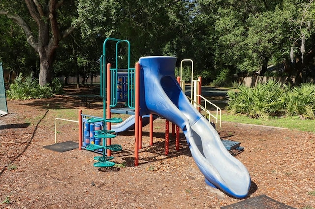 view of jungle gym