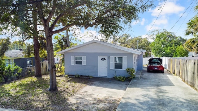 view of front of home