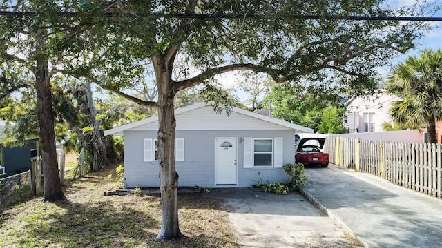 view of front of house