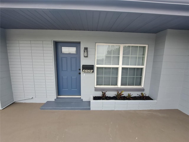 view of entrance to property