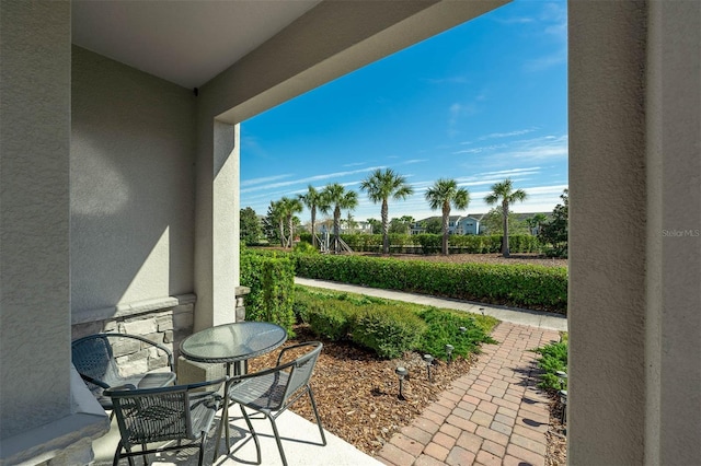 view of patio