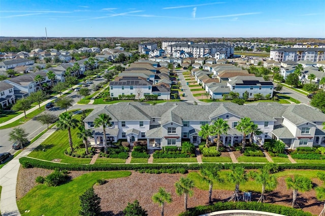 bird's eye view featuring a residential view