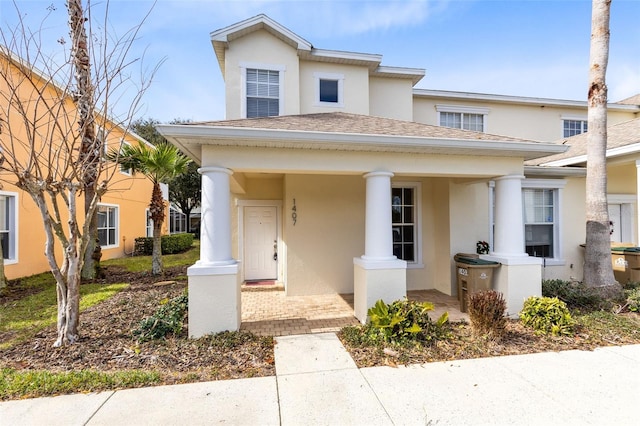 view of front of home