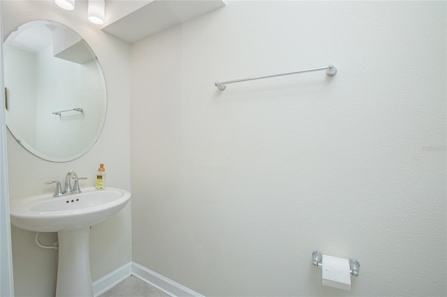 bathroom featuring tile patterned floors