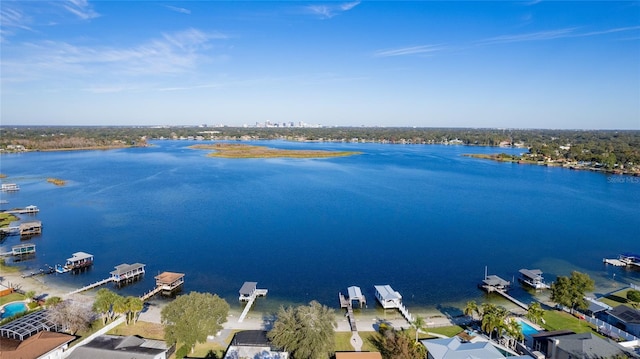 5006 Monet Ave, Belle Isle, FL 32812 - drone / aerial view with a water view