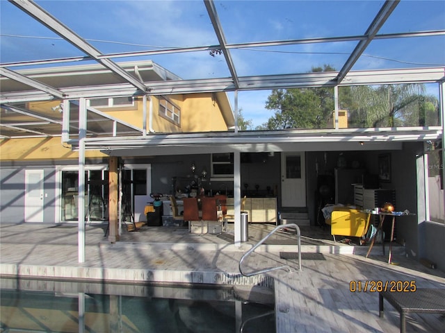 5006 Monet Ave, Belle Isle, FL 32812 - back of house featuring a lanai