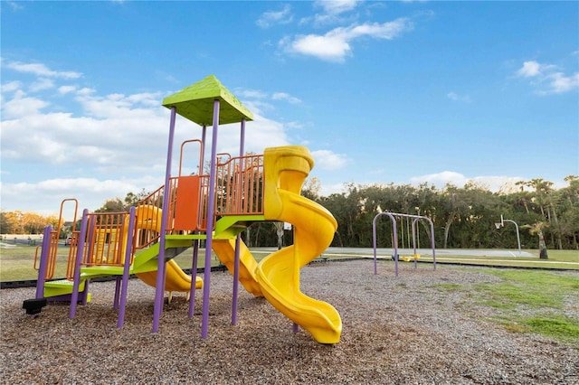 view of jungle gym