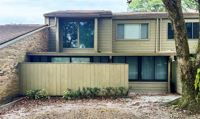 view of rear view of property