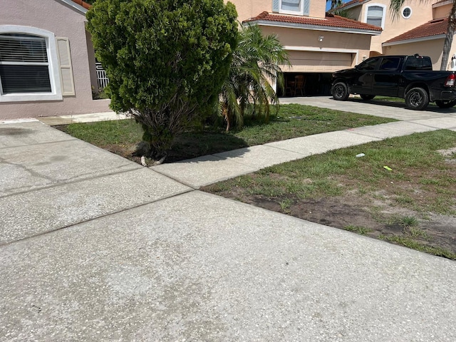 view of home's exterior featuring a garage