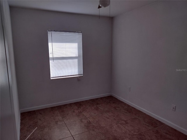 view of tiled empty room