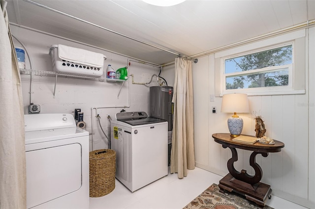 laundry room featuring separate washer and dryer