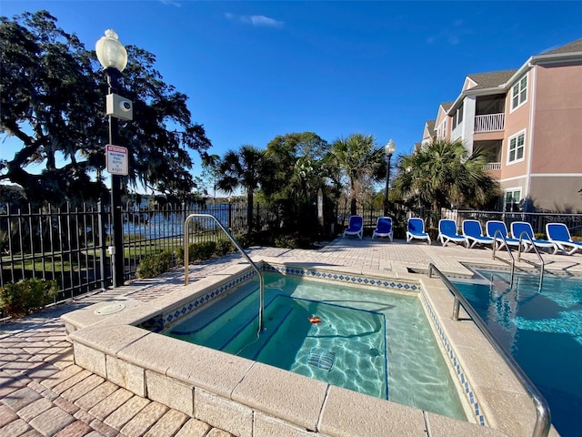 view of pool