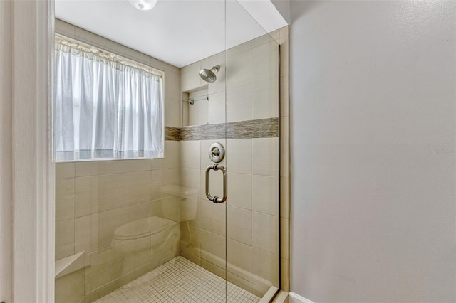 full bath with a stall shower