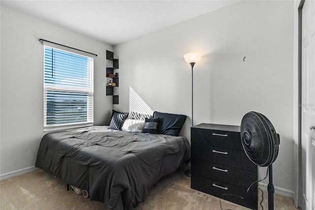 bedroom with carpet flooring