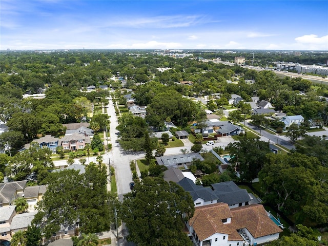 birds eye view of property featuring a residential view