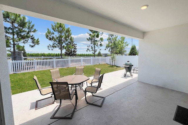 view of patio