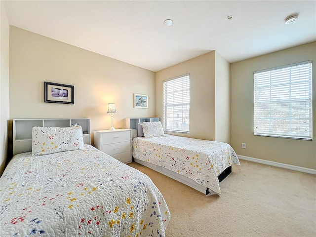 bedroom with carpet flooring