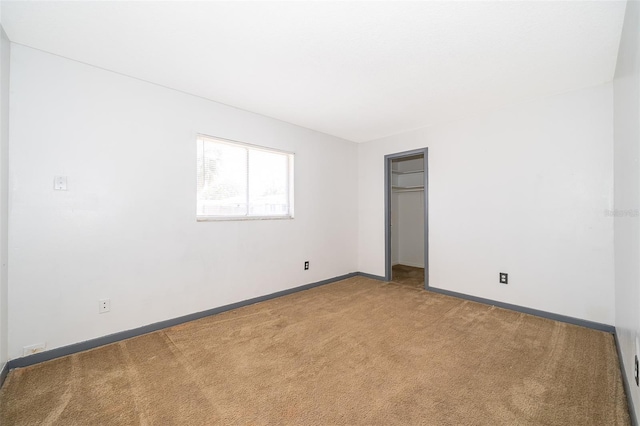 unfurnished bedroom featuring carpet floors