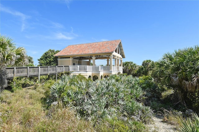 view of rear view of house