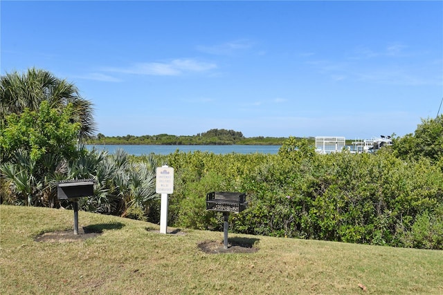 view of water feature