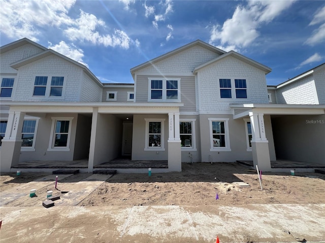 view of front of house with covered porch