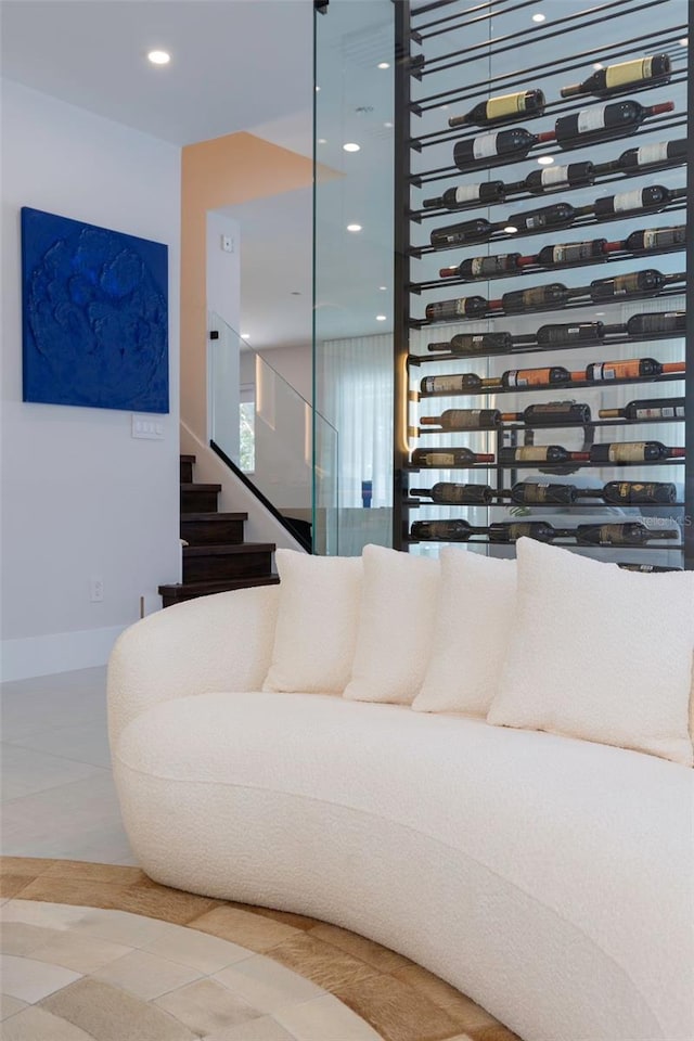 526 First Cape Coral Dr, Winter Garden, FL 34787 - wine cellar featuring tile patterned flooring