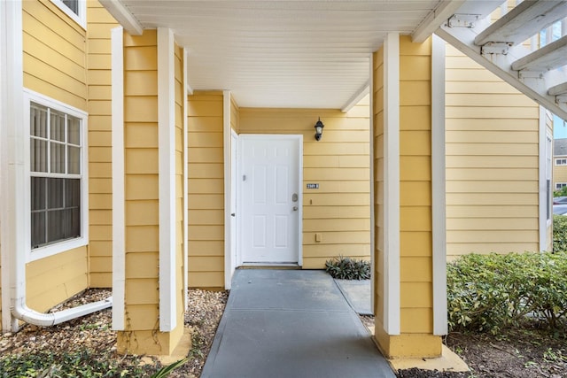 view of property entrance