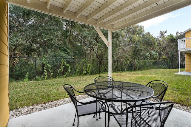 view of patio