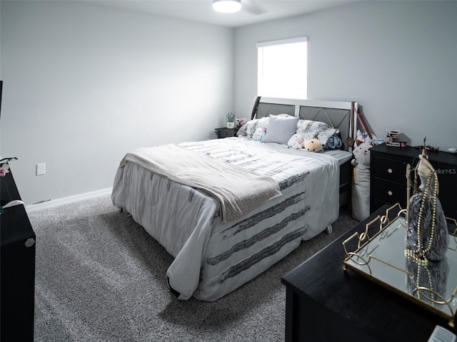 bedroom featuring carpet flooring