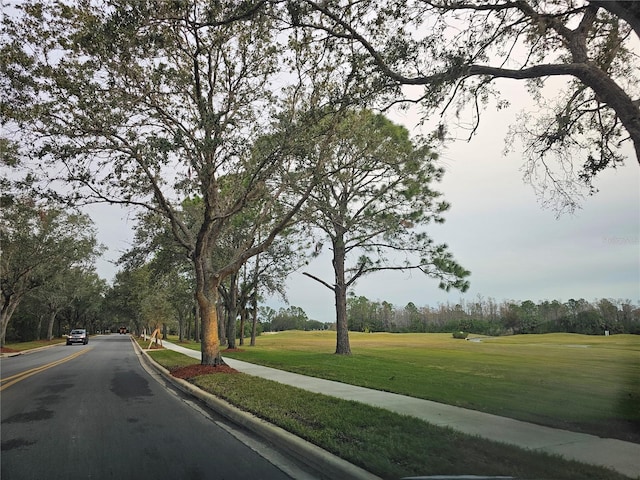 view of road