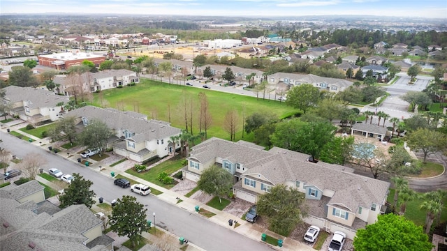 birds eye view of property featuring a residential view