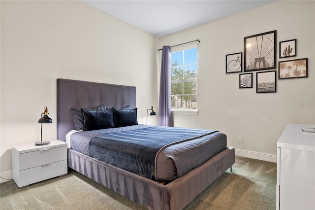 bedroom with carpet flooring