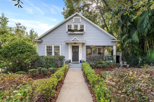 view of bungalow-style home